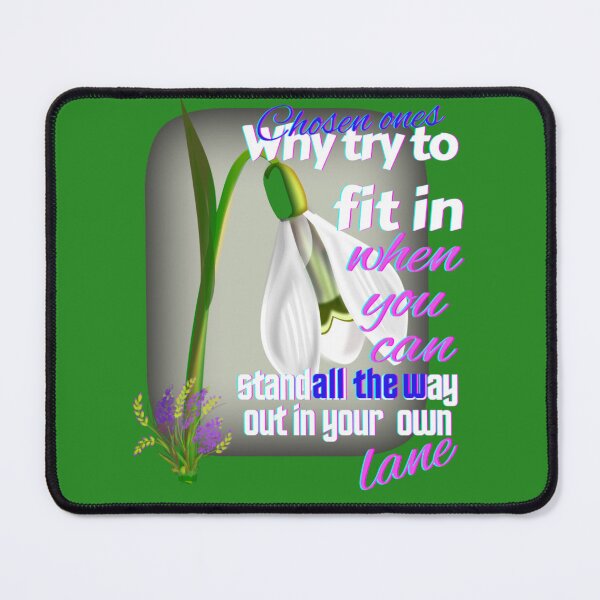 Item preview, Why try to fit in,when you can stand all the way out in your own lane designed and sold by Mammanation.