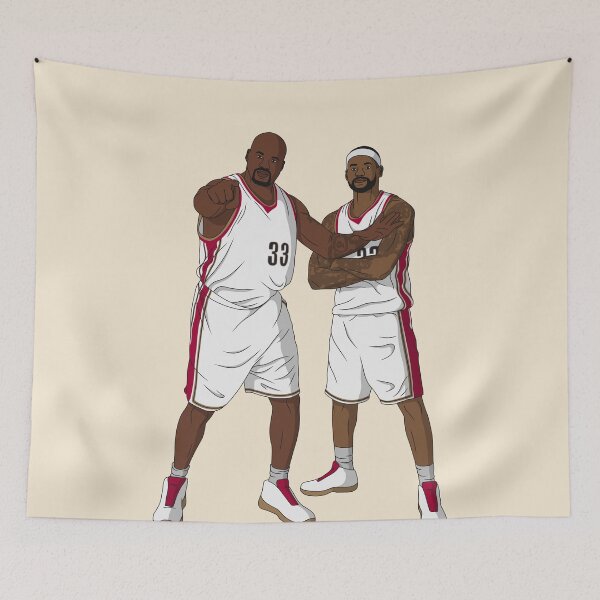 Item preview, Shaq And LeBron - Cleveland Basketball Champions designed and sold by sportsign.