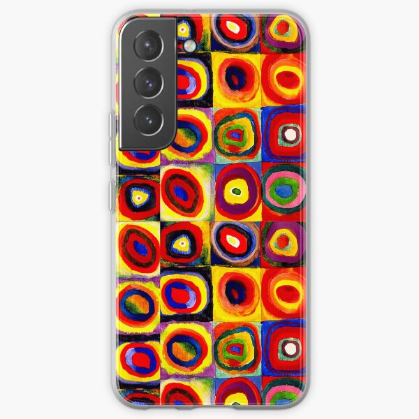 Kandinsky Modern Squares Circles Colorful Samsung Galaxy Soft Case