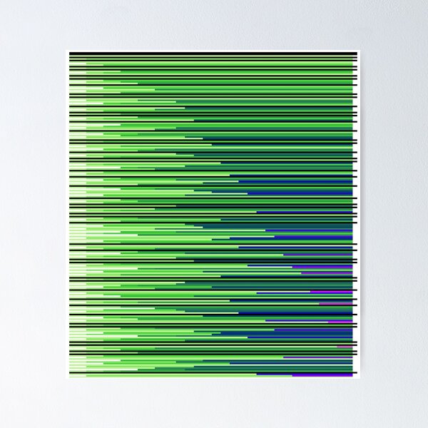 Item preview, Prime numbers Green (horizontal - also available as vertical and in other colours) designed and sold by MarkArtDesignUK.