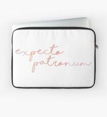 Watercolor Expecto Patronum Laptop Sleeve