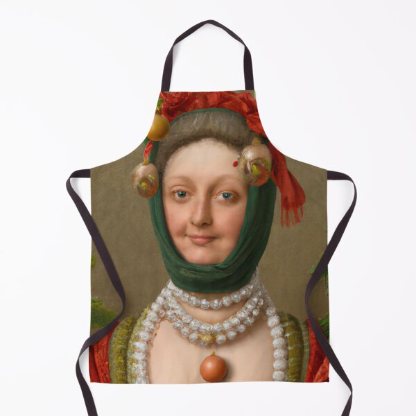 Item preview, Ai Holiday Altered Art Portraits Painting, Ai Christmas Art by Ai designed and sold by RadRococo.