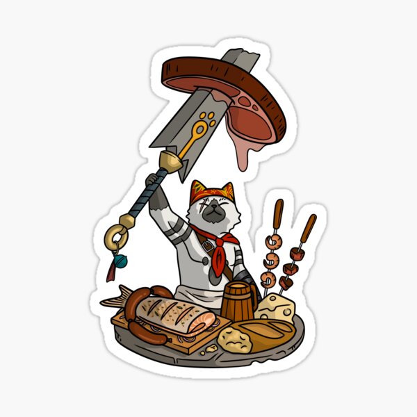 Item preview, Meowscular Chef  designed and sold by Erintombdesigns.