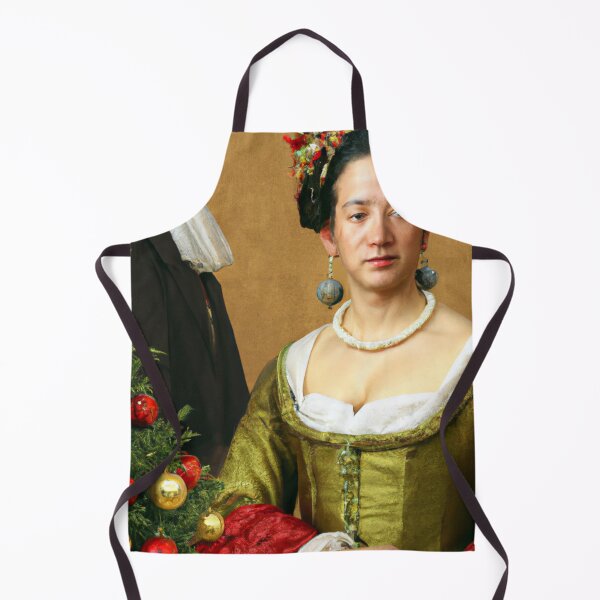 Item preview, Ai Holiday Altered Art Portraits Painting, Ai Christmas Art by Ai designed and sold by RadRococo.