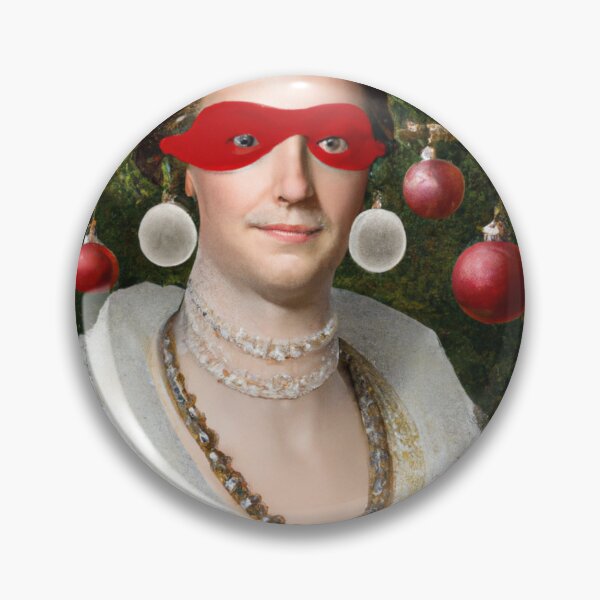 Item preview, Ai Holiday Altered Art Portraits Painting, Ai Christmas Art by Ai designed and sold by RadRococo.