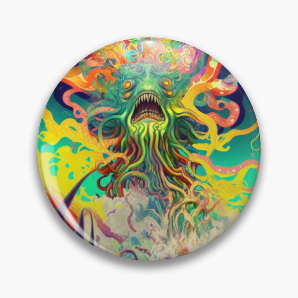 Item preview, psychedelic squid 3 designed and sold by Daramacus.