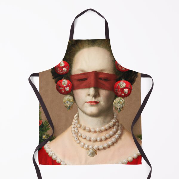 Item preview, Ai Holiday Altered Art Portraits Painting, Ai Christmas Art by Ai designed and sold by RadRococo.