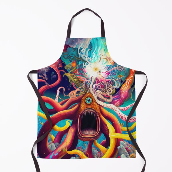 Item preview, psychedelic squid 4 designed and sold by Daramacus.