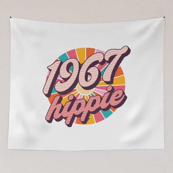 Item preview, 1967 Hippie - 1967 Limited Edition - Birthday Gifts For Old Hippies designed and sold by AlanPhotoArt.