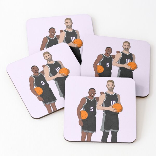 Item preview, De'Aaron Fox And Domantas Sabonis - Sacramento Basketball designed and sold by sportsign.