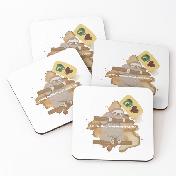 Item preview, feeling slothee need more coffee designed and sold by senouz.