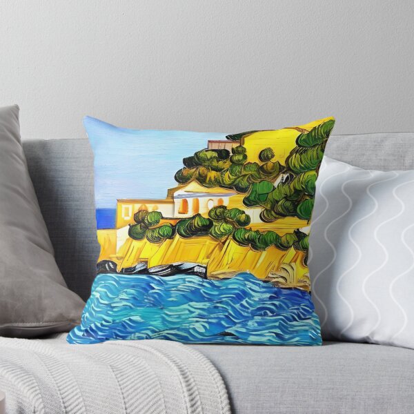 Item preview, Italy Seaside in Van Gogh Style  designed and sold by Crestern.