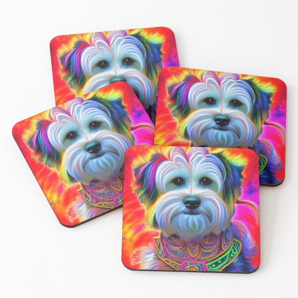 Item preview, Tribal Havanese Dog Art 1 designed and sold by DiatomDesigns.