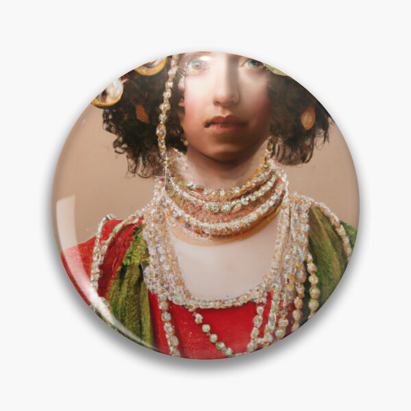 Item preview, Ai Holiday Altered Art Portraits Painting, Ai Christmas Art by Ai designed and sold by RadRococo.
