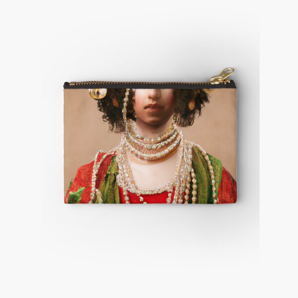 Item preview, Ai Holiday Altered Art Portraits Painting, Ai Christmas Art by Ai designed and sold by RadRococo.