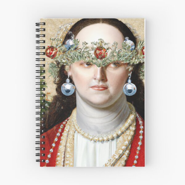 Item preview, Ai Holiday Altered Art Portraits Painting, Ai Christmas Art by Ai designed and sold by RadRococo.