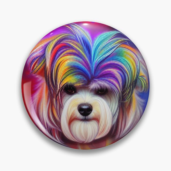 Item preview, Tribal Havanese Dog Art 2 designed and sold by DiatomDesigns.
