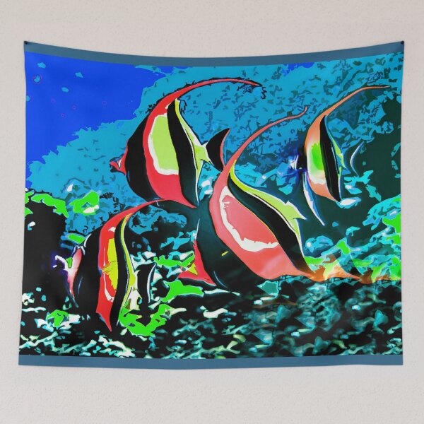 Item preview, Colorful Hawaiian Kihikihi Fish designed and sold by Carlo Varo.