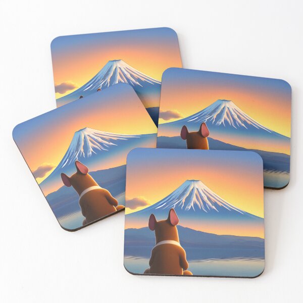 Item preview, Dog looking at Mt Fuji designed and sold by bradm50.