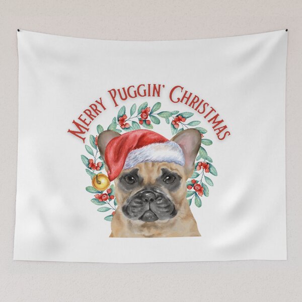 Item preview, Merry Puggin' Christmas designed and sold by TheFunDistrict.