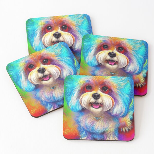 Item preview, Tribal Havanese Dog Art 3 designed and sold by DiatomDesigns.