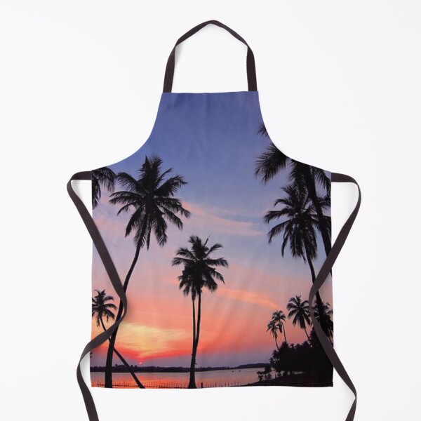 Item preview, Tall Palm trees and beautiful sunset designed and sold by Durgaa D.