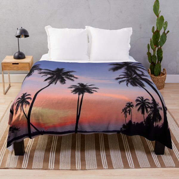 Item preview, Tall Palm trees and beautiful sunset designed and sold by Durgaa D.
