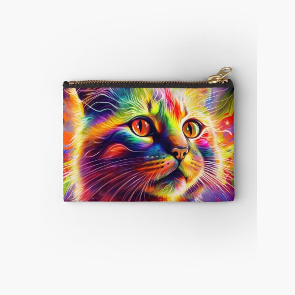 Item preview, psychedelic cat designed and sold by Daramacus.