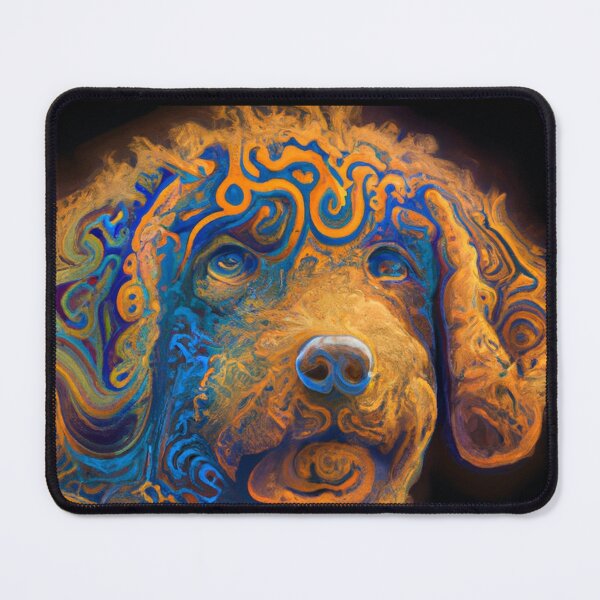 Item preview, Tribal Labradoodle Dog Art 2 designed and sold by DiatomDesigns.