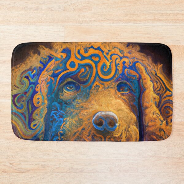 Item preview, Tribal Labradoodle Dog Art 2 designed and sold by DiatomDesigns.