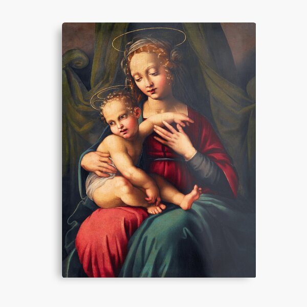 Madonna And Child Metal Prints for Sale