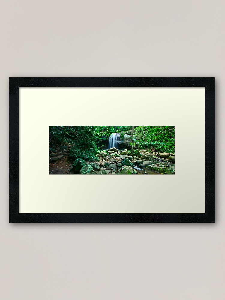 Alternate view of Serenity Falls Framed Art Print