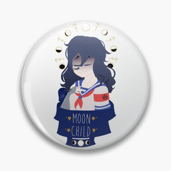 Item preview, Moon Child! Oka Ruto | Yan Sim Fan Merch | Updated Design designed and sold by InvaderIka.
