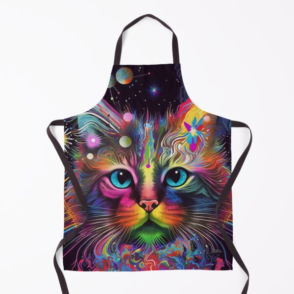 Item preview, psychedelic cat 3 designed and sold by Daramacus.