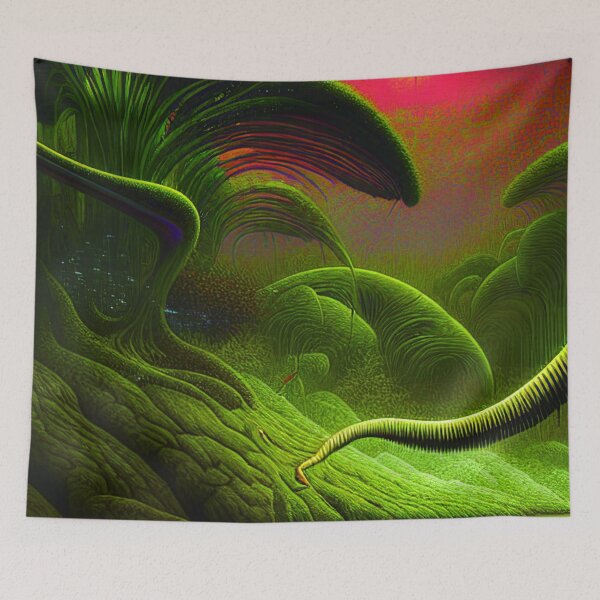 Item preview, Green Landscape with Trees and Lake, Sceney Nature designed and sold by NatureFood.