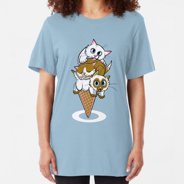 Kitten Cone Slim Fit T-Shirt