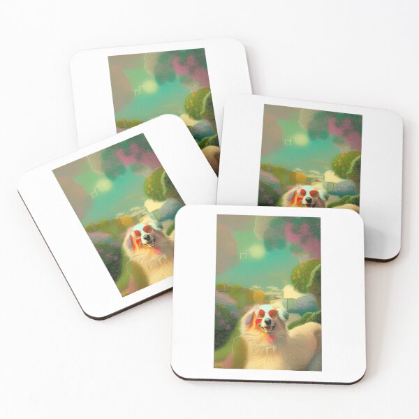 Item preview, obra de arte collie designed and sold by GroovyDino.