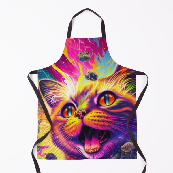 Item preview, psychedelic cat 4 designed and sold by Daramacus.