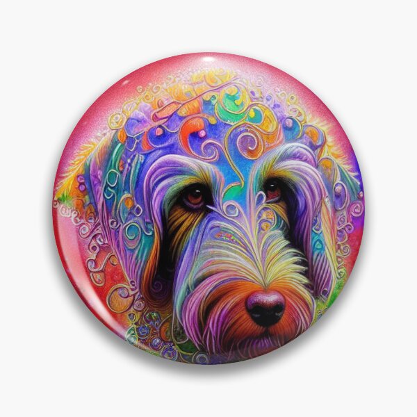Item preview,  Tribal Labradoodle Dog Art 4 designed and sold by DiatomDesigns.