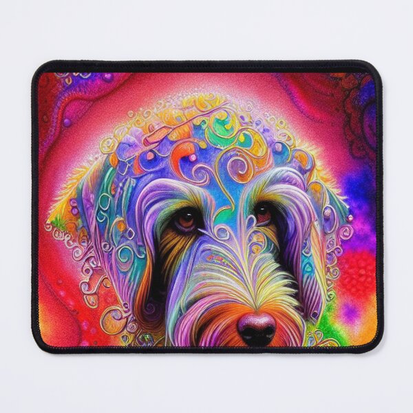 Item preview,  Tribal Labradoodle Dog Art 4 designed and sold by DiatomDesigns.
