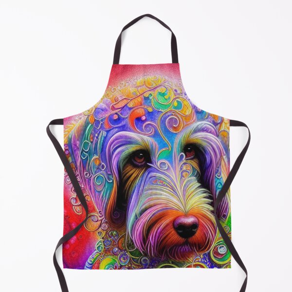 Item preview,  Tribal Labradoodle Dog Art 4 designed and sold by DiatomDesigns.