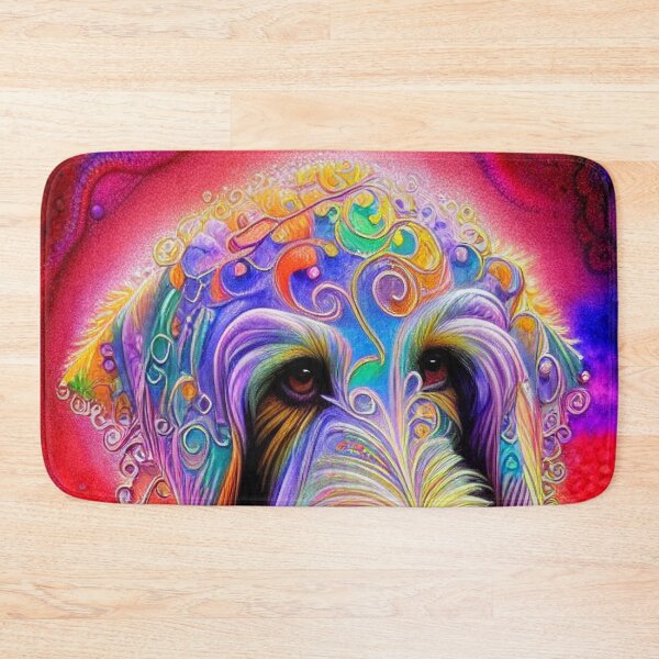 Item preview,  Tribal Labradoodle Dog Art 4 designed and sold by DiatomDesigns.