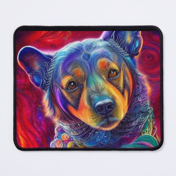 Item preview, Tribal Swedish Vallhund Dog Art 1 designed and sold by DiatomDesigns.