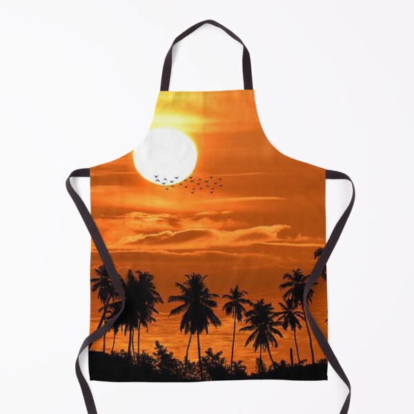 Item preview, Tall Palm trees and beautiful sunset designed and sold by Durgaa D.