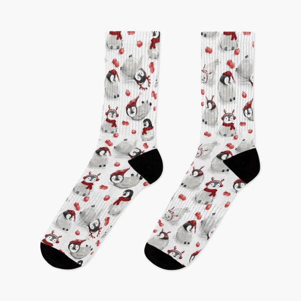 Item preview, Baby Penguin Holiday Print designed and sold by JAFStudio.