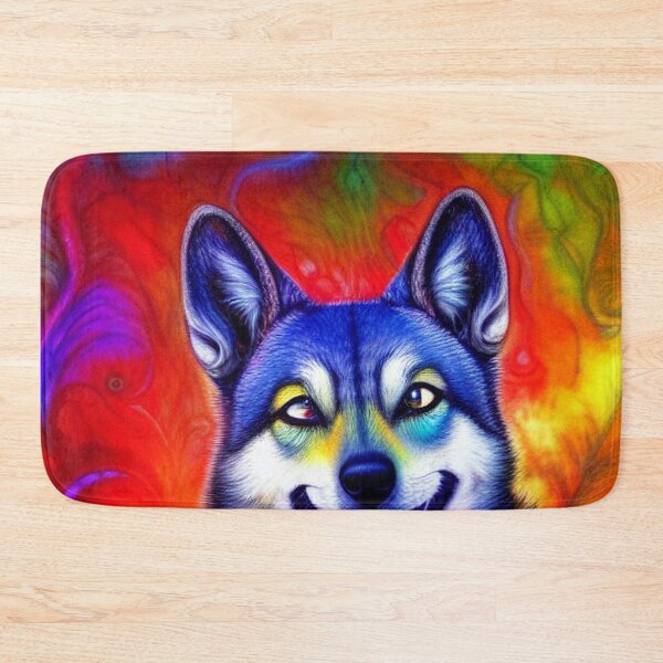 Item preview, Tribal Swedish Vallhund Dog Art 2 designed and sold by DiatomDesigns.