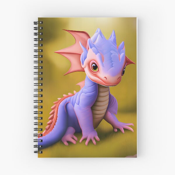 Item preview, Lindo Bebé Dragón Morado y Rosa designed and sold by dragynrain.