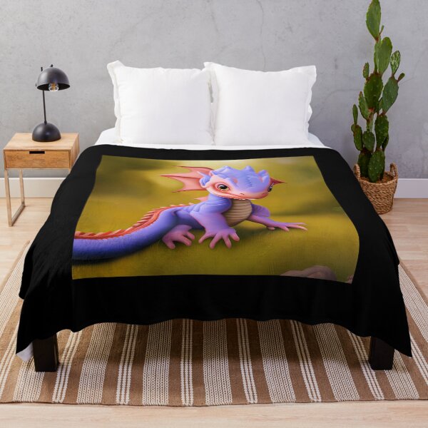 Item preview, Cute Baby Purple and Pink Dragon designed and sold by dragynrain.