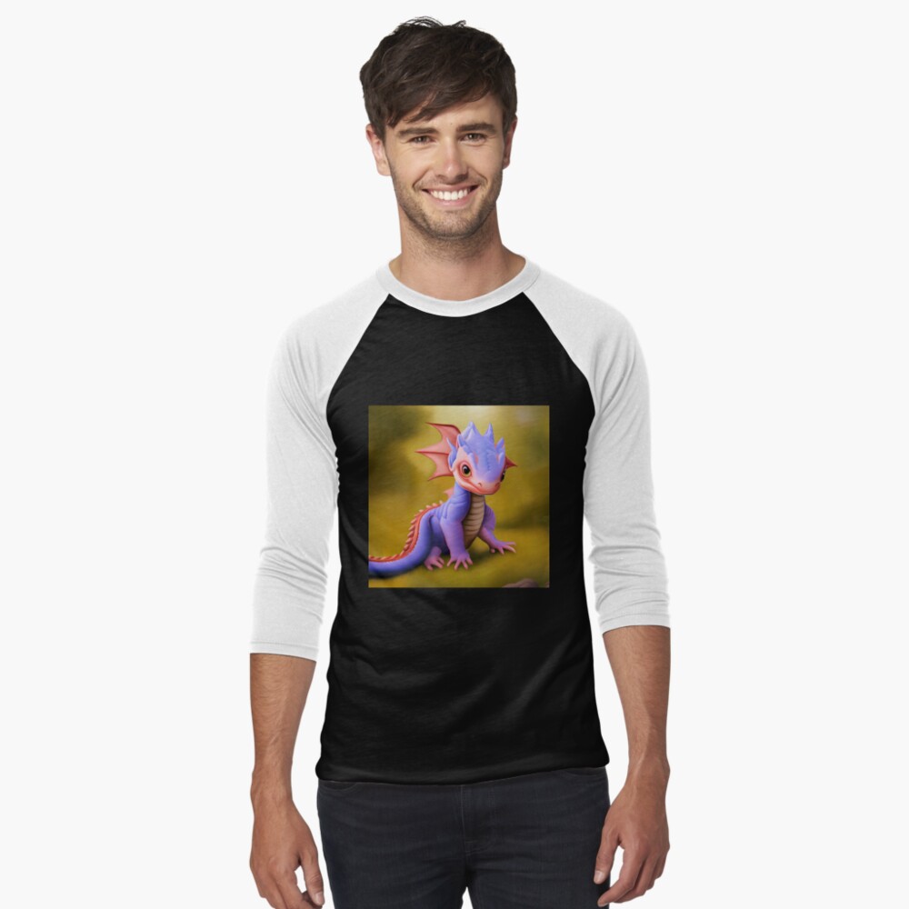 Item preview, Baseball ¾ Sleeve T-Shirt designed and sold by dragynrain.