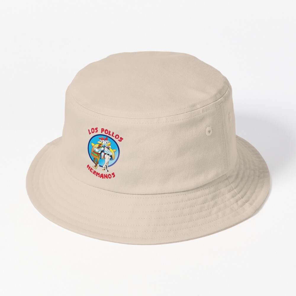 LOS POLLOS Hermanos Print Bob Panama Bucket Hat Womens Pelagic